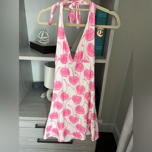 Omighty pink cherries dress